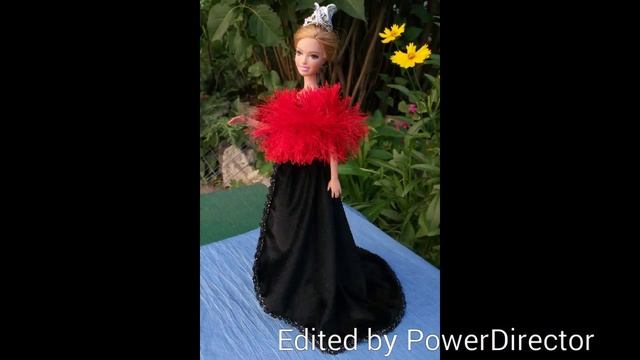 Как сшить вечернее платье кукле Барби.  How to sew a party dress. Wie man ein Partykleid zu nähen.
