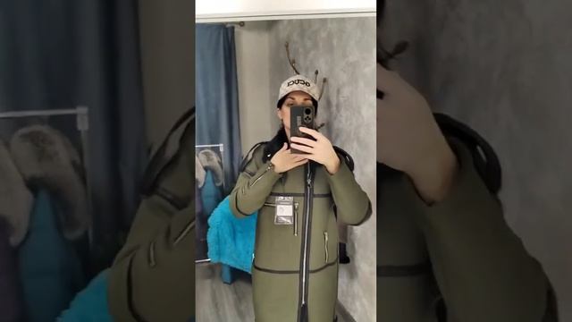 Дубленка натуральная кожа на овчине (Тоскана) ? Цвет Хаки смотреть онлайн