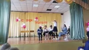 Сценка на день учителя(контрольная)