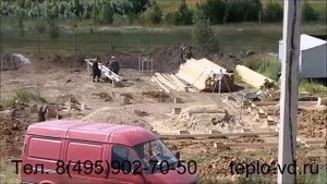 Столбчатый фундамент ДЛЯ ДОМА КОТТЕДЖА