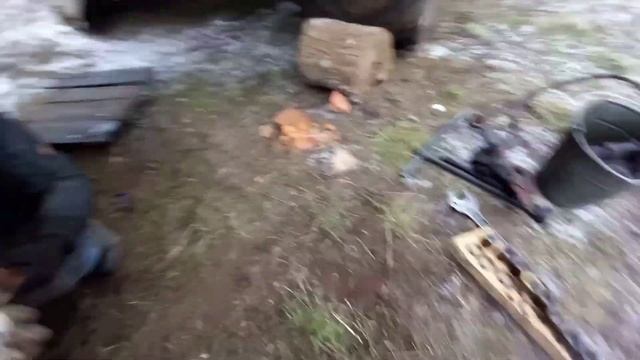 Трактор Кировец. Замена переднего моста. смотреть онлайн