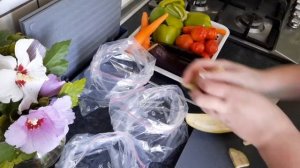 Заморозка овощей на зиму! Заготовка в морозилку. #заготовкиназиму #заморозка #заготовки