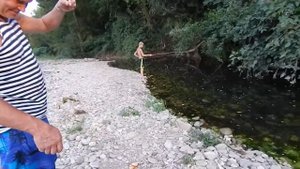 Рыбалка на речке Кудепста.