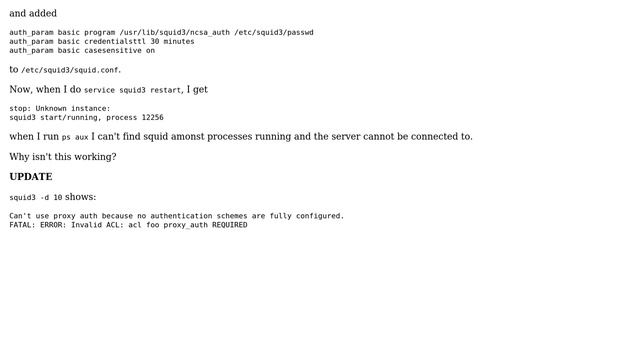Simple proxy authentication using squid смотреть онлайн