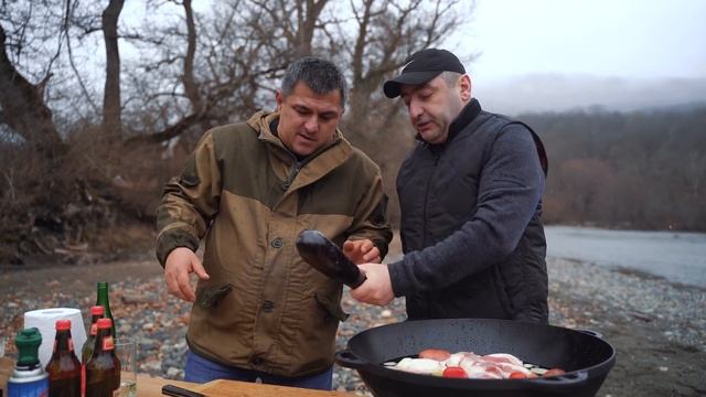 РВАНАЯ БАРАНИНА по ОХОТНИЧЬИ. Рецепт приготовления в казане на костре