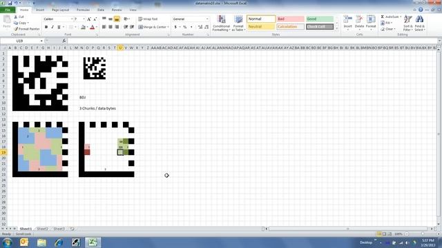 Decoding a 10x10 DataMatrix