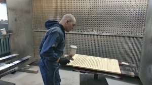 Покраска жалюзийных фасадов из Леруа.Результат.