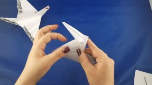 ЖУРАВЛИК ОРИГАМИ. Птица счастья из бумаги