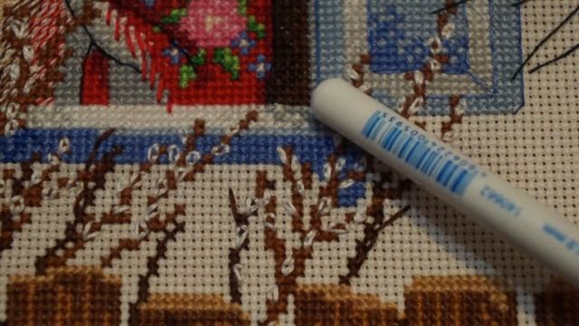 Вышивка крестом: СП "Деревенька моя" Готовая работа!!! смотреть онлайн