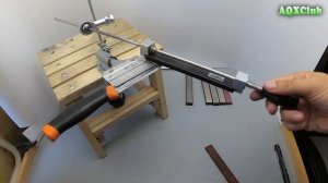 Как правильно заточить нож в домашних условиях на ножеточке ruixin pro rx 008 ? Заточка ножа 400гри