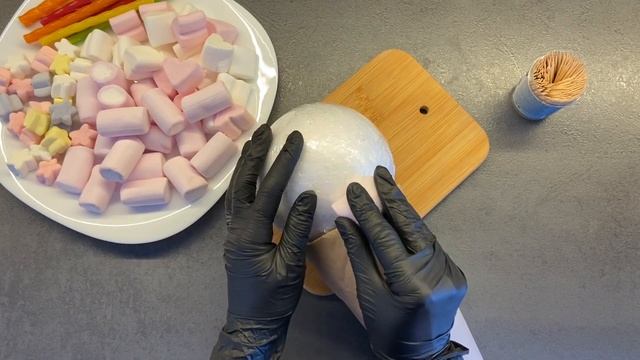 Необычный Букет из Маршмеллоу "МОРОЖЕНОЕ В СТАКАНЧИКЕ"