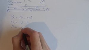 Видео урок Алгебра: Из двух городов, расстояние между которыми 2400 км, вылетели одновременно два