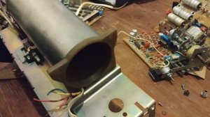 Конденсаторы КМ в Осциллографе С1 112А разбор на драгметаллы