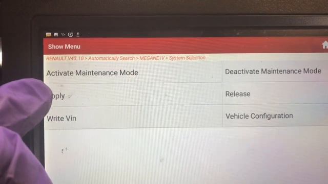 Renault Mégane IV (2018) - Rear Brake Service, Maintenance Mode Procedure via Launch X431(Scantool) смотреть онлайн