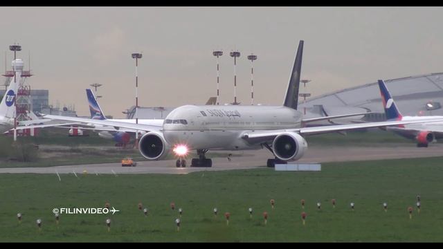 ✈Редкий Боинг во Внуково - Boeing 777-300ER Saudi Arabian Airlines / Аэропорт Внуково 2020