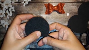 МК Ушки Мышки//Микки Маус//Ушки на ободке//Легко и просто//Новый год//DIY
