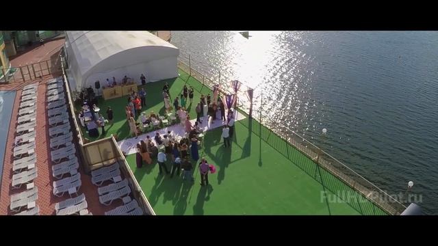 Съемка свадьбы с квадрокоптера. Екатеринбург смотреть онлайн