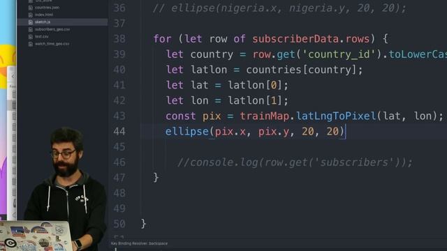Coding Challenge #109: Visualizing 500,000 Subscribers