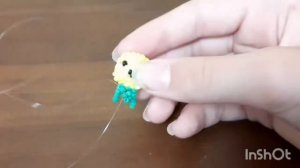 РОМАШКА ИЗ БИСЕРА мини амигуруми? 2 часть. Туловище и ручки. творческий подход