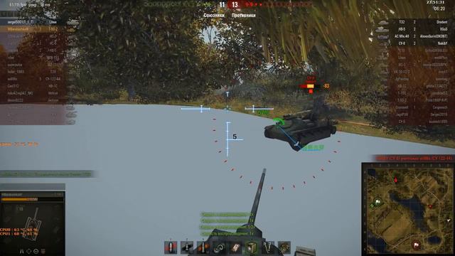 World Of Tanks - Светляк T-50-2 Читер? Карта Малиновка смотреть онлайн