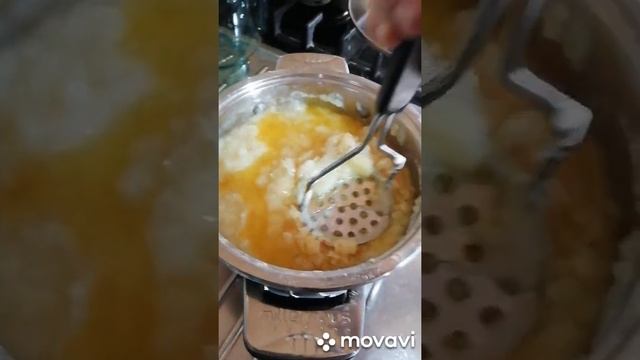 Ленивый кыстыбый с картошкой из лаваша.