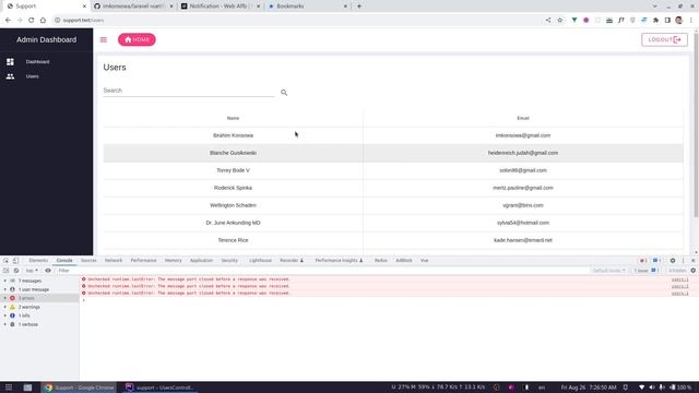 8- Laravel Realtime: InertiaJS split layouts for users and admins смотреть онлайн