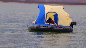 НАДУВНОЙ ПЛОТ - ПАЛАТКА Polar bird Raft 260. Как использовать?