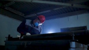 Зачистка сварных швов