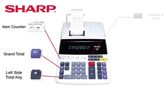 Sharp EL-1197PIII Heavy Duty Color Printing Calculator | Amazon смотреть онлайн