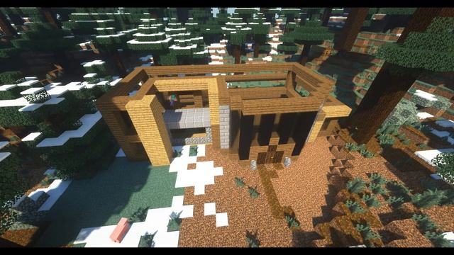 Как построить зимний дом в майнкрафт:How to build a winter residence in minecraft смотреть онлайн