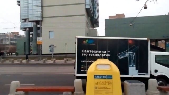 Москва 1390 Семёновская площадь, ТРЦ Семёновский, БЦ Соколиная Гора, кинотеатр Родина осень день