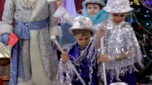 Новогодний утренник в детском саду. Настоящий Дед Мороз.