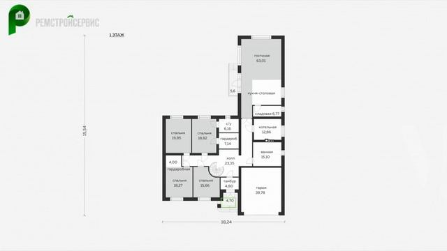 Проект дома в европейском стиле. Дом с мансардой, гаражом и панорамными окнами. Архион М-182 смотреть онлайн