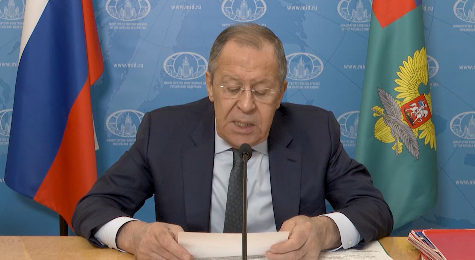 ? С.В.Лавров на 45-м заседании Совета министров иностранных дел (21.12.2022)