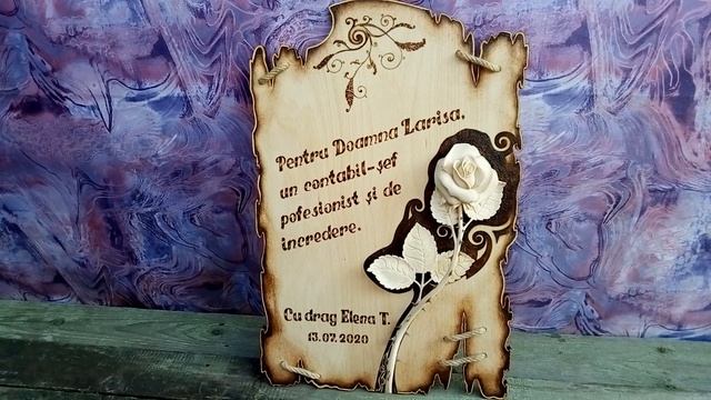 #резная роза #Резьба-роза, ходовая тема для подарка. смотреть онлайн