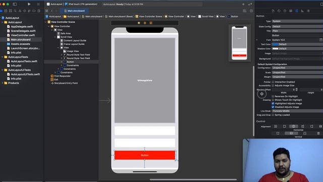 Auto layout in iOS with Storyboard Swift 5