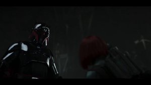 Moff Gideon vs Bo-Katan Fight Scene Mando & Grogu Season 3 Episode 8 Finale