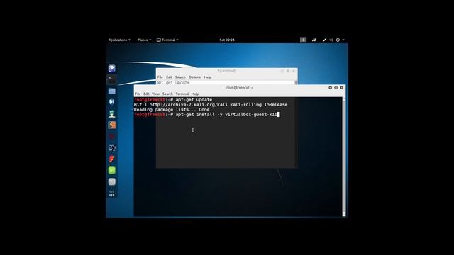 Howto: Installing Kali Linux VirtualBox Guest Additions смотреть онлайн