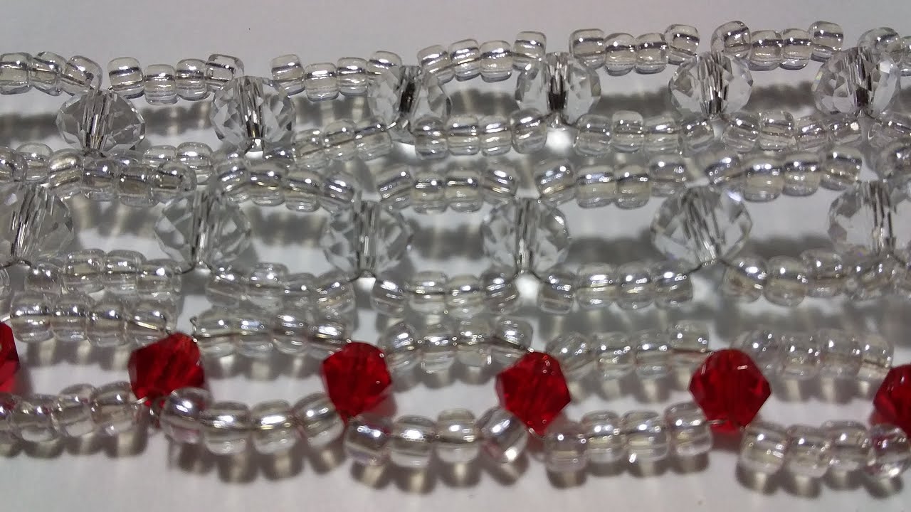 Работы из бисера. Украшение на Новогодний праздник. Красавицам . Просто, быстро и красиво. смотреть онлайн