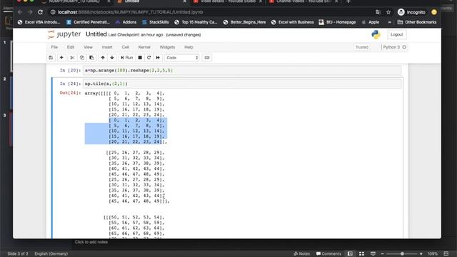 Numpy Complete Tutorial For Machine Learning |Numpy Tile Function Tutorial|Part:18