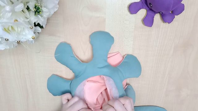 Осьминог перевёртыш своими руками. Осьминог. Осьминог перевертыш