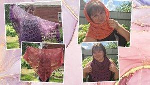 Красивые бактусы и шаль❤️ что тётя связала мне, что на продажу