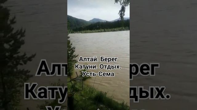 Алтай. Берег реки Катунь. Усть-Сема. Отдых. 89130939401