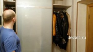 Встроенный шкаф купе в спальню.