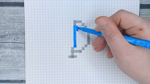 Рисунки по клеточкам в маленьком блокноте / Как рисовать - ГЛОБУС без чёрного / Видео урок Лайк АРТ смотреть онлайн