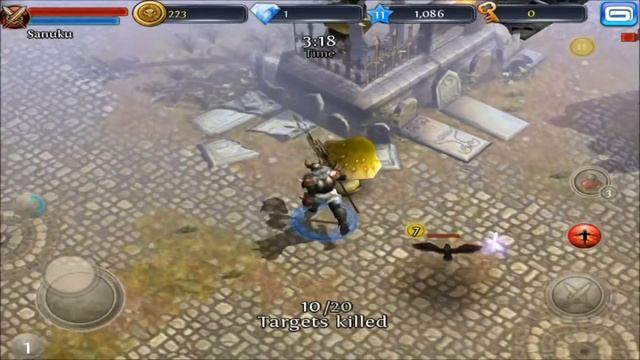 Dungeon Hunter 3 - World 1 - Wave Six - iPad 2 - HD Gameplay Trailer смотреть онлайн