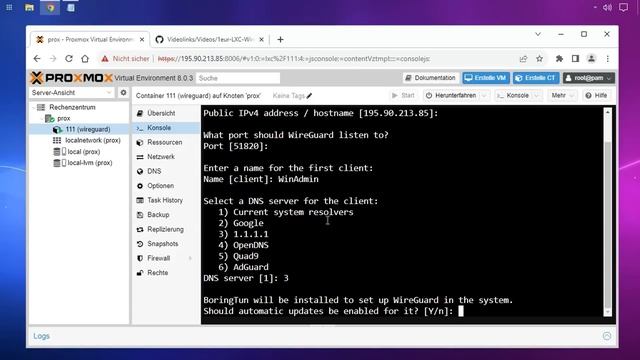 Die 1,- EUR Serie: Wireguard Zugang смотреть онлайн