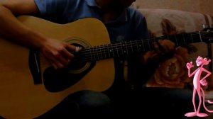 Pink panther theme fingerstyle guitar cover (Alex Mercy arrangement)