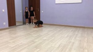 Перекаты на спине. Основы современного танца. Часть 4