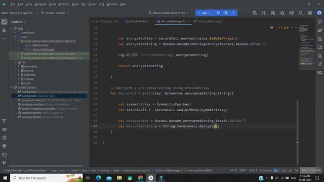 How to Secure API Key or String Using Library Android Studio Kotlin